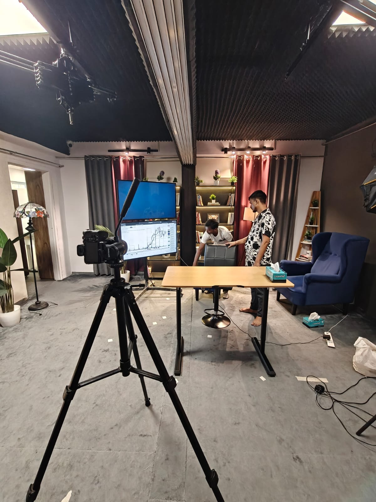 Studio equipment showcase